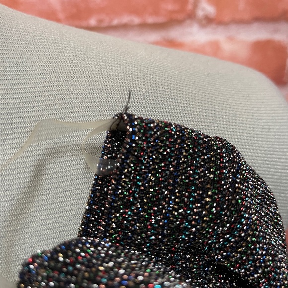 💎Fashion nova Multicolor metallic crisscross top - Picture 6 of 10